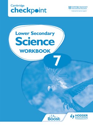 cover image of Cambridge Checkpoint Lower Secondary Science Workbook 7